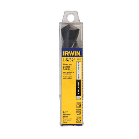 Irwin Irwin 1-5/32 in. X 6 in. L High Speed Steel Drill Bit Straight Shank 1 pc 90174